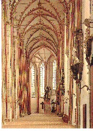 Marienkirche - Südliches Seitenschiff, Blick nach Osten